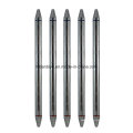 Серебро два чернил/двухместный пополнить витая металлическая ручка (ЛТ-C763)